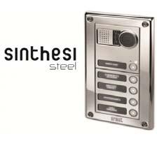 Sinthesi-Steel Moduláris felépítésű, vandálbiztos kaputábla rendszer Előlap kaputábla 1158-11 Sinthesi-Steel 1 gombos előlap 13 586 1158-12 Sinthesi-Steel 2 gombos előlap 15 477 1158-13