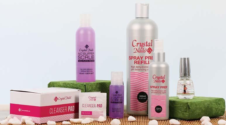 Előkészítő és segédfolyadékok 1 NO BUFFER SCRUB Kíméletes és szupergyors előkészítő folyadék CrystaLac-hoz.