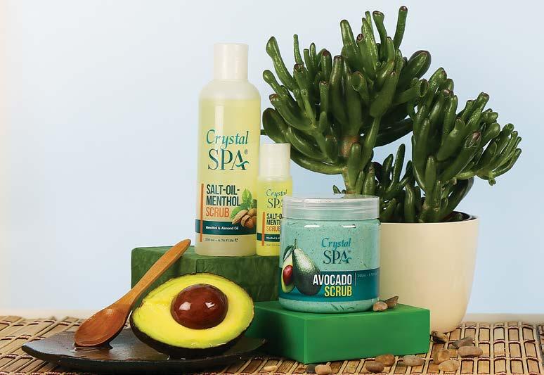 ESZTÉTIKAI PEDIKŰR Hámlasztás/Bőroldásés Puhítás SALT-OIL-MENTHOL SCRUB-NEW FORMULA Olajos só-radír mentollal új receptúrával Menthol & Mandula olaj Tisztító, bőrmegújító só-radír és revitalizáló,