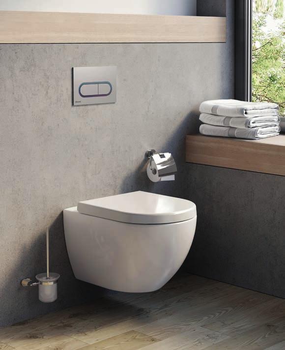 Uni Chrome WC Az Uni Chrome WC csészék megfelelnek a legmagasabb higiénia elvárásoknak.
