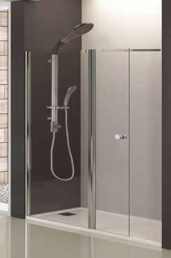 MODULÁRIS MEGOLDÁSOK ÉPÍTETT ZUHANYFÜLKÉHEZ SANOFLEX kétrészes zuhanyajtó Zuhanyajtó MT130 9002827991302 (50 80-82) x 195 cm MT140 9002827991401 (50 90-92) x 195 cm MT150 9002827981501 (50 100-102) x