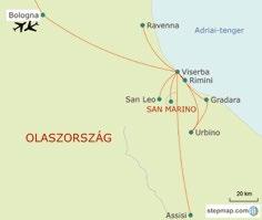 nap: Gradara - Urbino Fakultatív kirándulás a középkori erődítményrendszerrel büszkélkedő GRADA- RA-ba, majd irány URBINO, az egykori hercegi székhely, és a jeles talján művész, Raffaello szülőhelye!