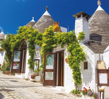május 31 - június 7. 169.900,- Ft APulia AZ OLASZ CSIZMA SARKA ÉS SARKANTYÚJA EURÓPA ALBEROBELLO LORETO MATERA Az olasz csizma délkeleti tartománya a magyar utazók körében még kevéssé ismert.