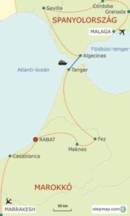 Láthatunk réz- és fémműveseket, szőnyegkészítőket stb. Megcsodáljuk a kék-zöld Bab Bou Jeloud Kaput, a Nejjarine teret szép kútjával, II. Moulay Idriss emlékhelyét és a Kairaouine Egyetemet.