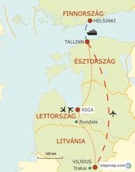 nap: Rundale - Vilnius Irány a szomszédos Litvánia! Útközben, még lett területen, ismerkedés RUNDALE kastélyával és parkjával, mely az ország egyik legszebb műemléke.
