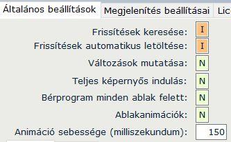 A frissítés letöltéséhez nem kell a weblapunkra bejelentkezni, a jogosultságot a program az aktiváló kód alapján ellenőrzi. A program verziószámát a jobb alsó sarokban tudja ellenőrizni.