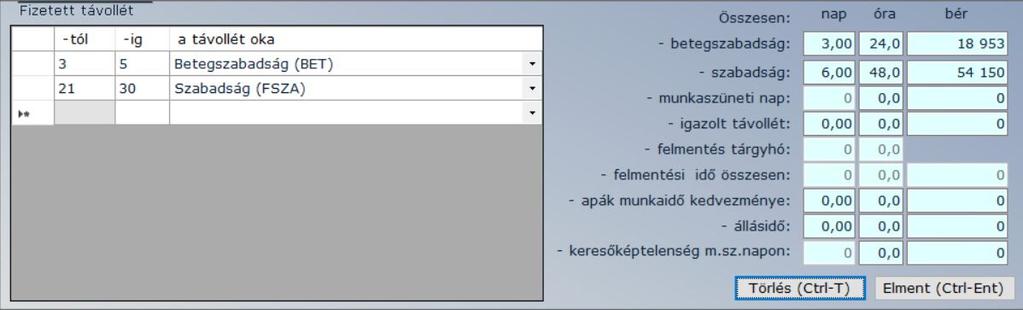 V. Alkalmazottak számfejtése Ebben a menüpontban számfejthetők az alkalmazottak, a szakmunkástanulók, a közfoglalkoztatottak és a bedolgozók.