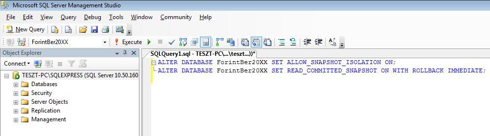 7. Tűzfal beállítása Ahhoz, hogy a kliensgépeken tudjuk csatlakozni a szerverhez, az alábbiakat engedélyezni kell a tűzfalban: C:\Program Files\Microsoft SQL Server\MSSQL10_50.