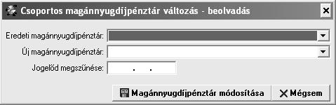 A Kozmetika / Csoportos adatmódosítás / Csoportos jogcímértékváltoztatás (törzsadatban) nevű menüpontba belépve, a dolgozókhoz kapcsolódóan, soronként egy Megjegyzés rovat jelenik meg, ahol