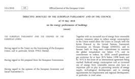 Változó irányelv - új elvárás EPBD recast - 31/2010/EU irányelv felülvizsgálat Az energiahatékonyságra vonatkozó minimumkövetelményeket költségoptimalizált szinten kell meghatározni.