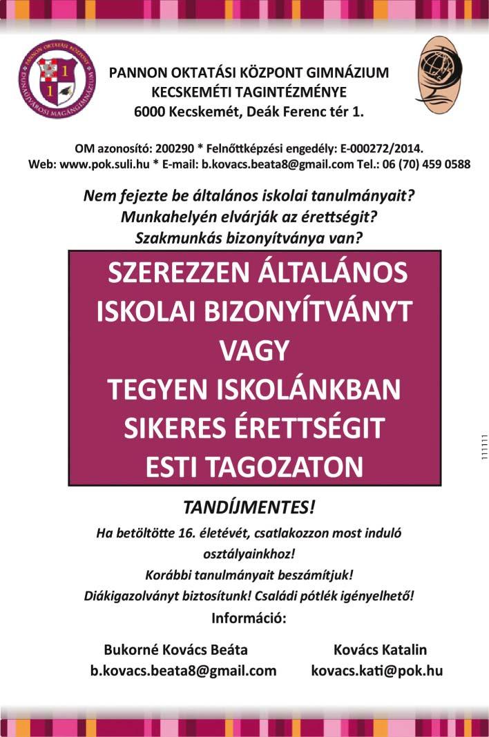 tapasztalatainkra.