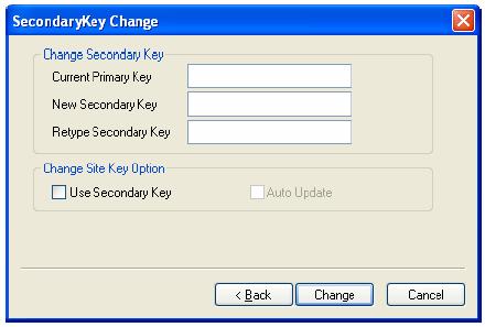 Bio Admin 137 Használati utasítás Az elsődleges kód megváltoztatásához vigye be az aktuális /Current primary key/, majd az új kódot 2x /New Primary Key, Retype Primary Key/.