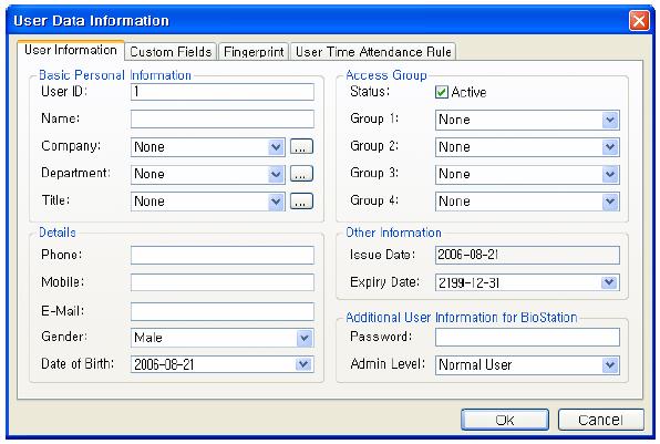 Bio Admin 30 Használati utasítás Válassza ki az Új felhasználó hozzáadása /Add New User/ menüt a feladat ablakban, majd