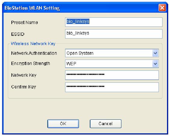 Bio Admin 74 Használati utasítás Beállítás: a vezeték nélküli hálózat aktiválásához válasszon egyet a 4 beállításból.