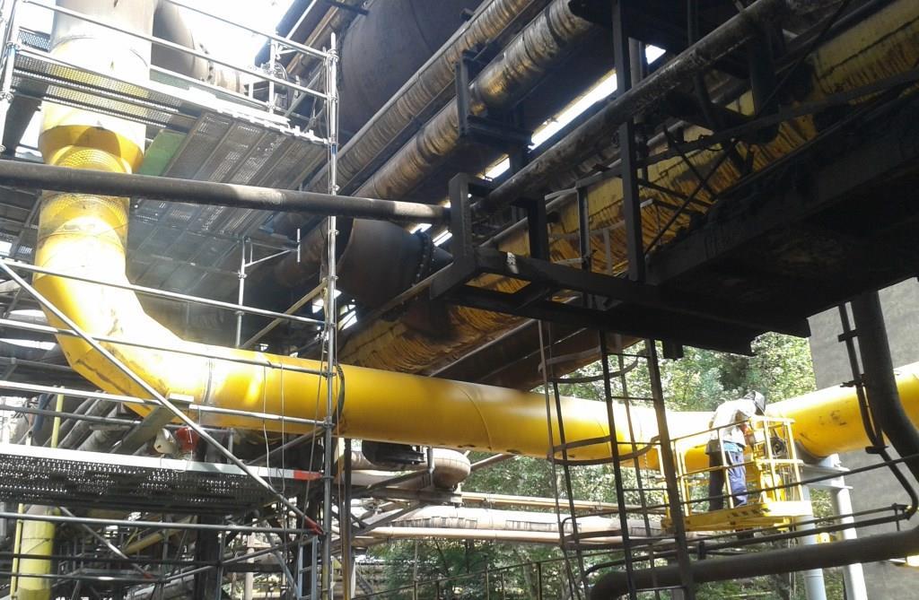 NA 500 mm-es kokszolói kamragáz vezeték rekonstrukció 150.