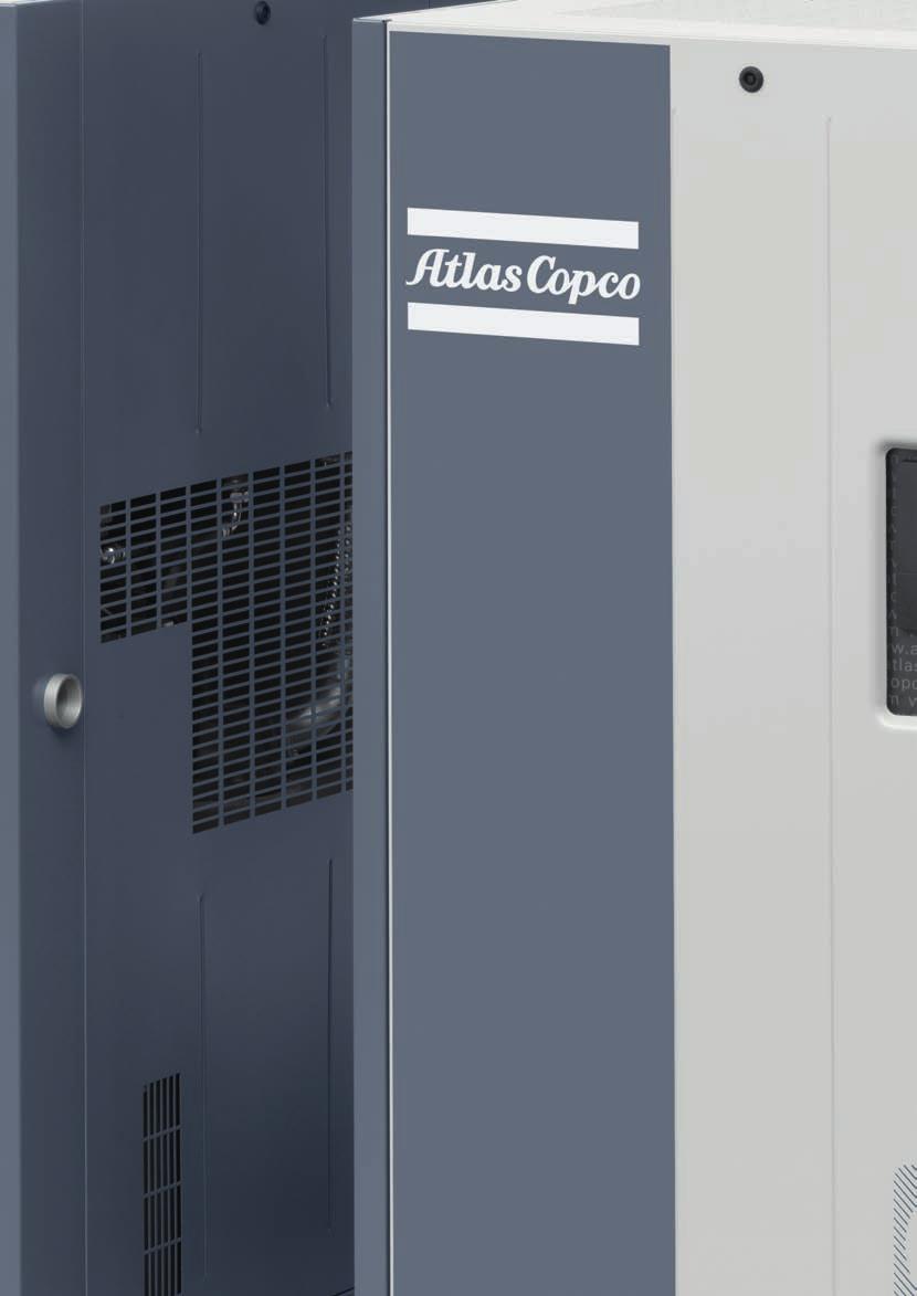 AZ ATLAS COPCO FORRADALMI ÚJ KOMPRESSZORA Az Atlas Copco GA 7-75 VSD + innovatív vertikális kialakítása új szintet jelent a kompresszorok világában.