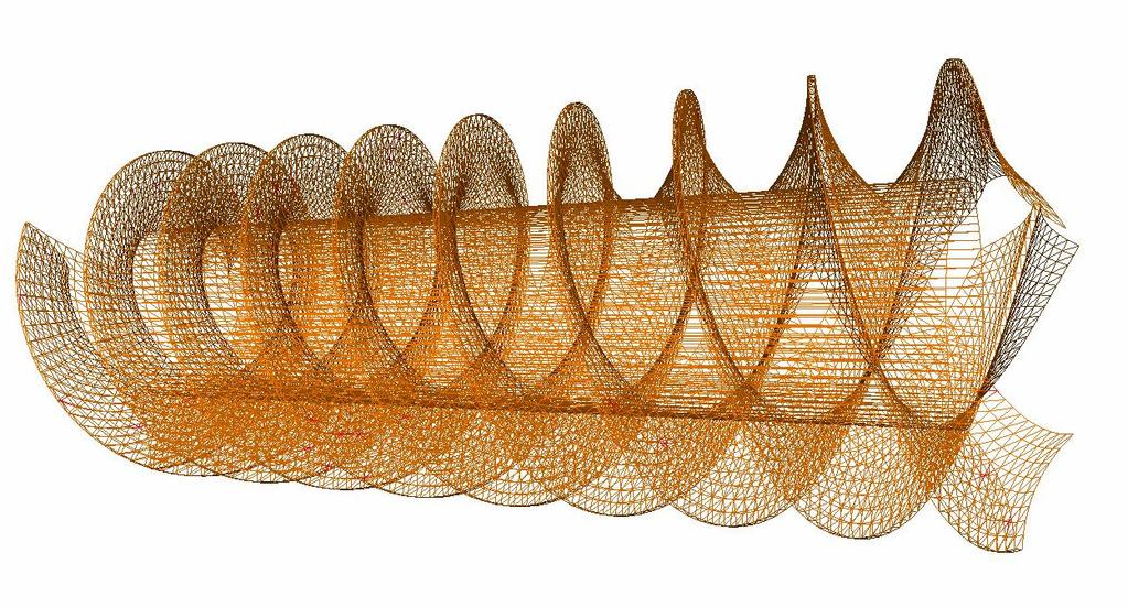 Konkrét példát az a=80 mm, m= mm, ρ ax =50 mm és K=69.5mm geometriai paraméterekkel megadott csigára (4.. ábra), illetve annak köszörülésére készítettem. 4.