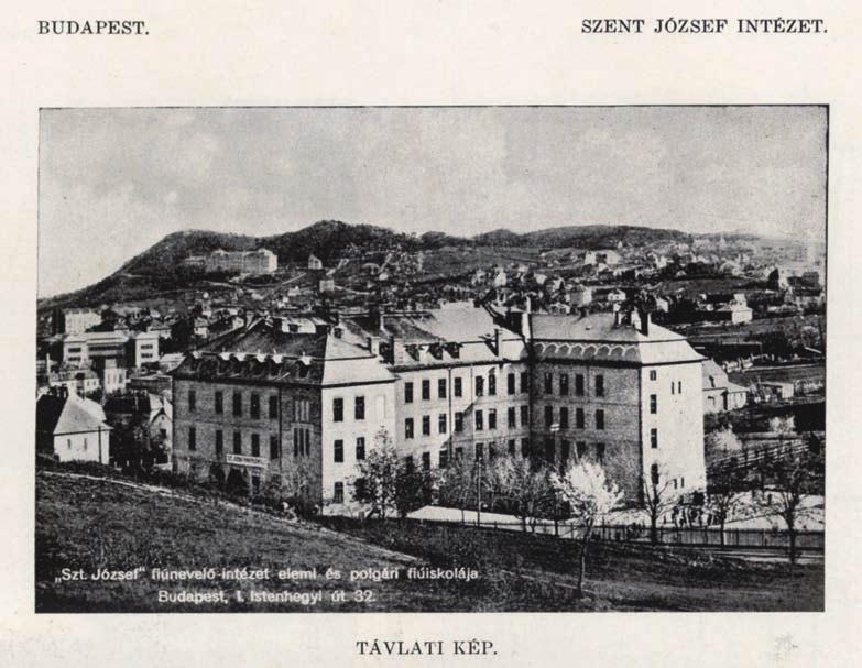 2. A FELSÔKRISZTINAVÁROSI KERESZTELÔ SZENT JÁNOS PLÉBÁNIA 193 4. kép. A Szent József Fiúnevelô Intézet távlati képe.