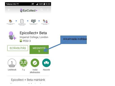 Alkalmazásra kattintással kiválasztjuk a program letöltését.