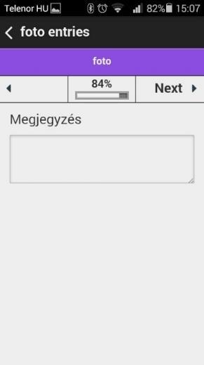 Az alkalmazás egy újabb fénykép készítését ajánlja fel, kihagyható. A Next gombbal továbblépünk.