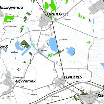 apró foltokban, szórványosan jelennek meg a település közigazgatási határain belül (3.3).