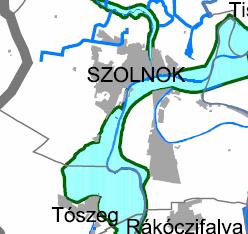A megyei tervben jelölt Hullámtér-ártér övezet lefedi Tiszaliget területét, ezért a fejlesztési projektek között szerepel a terület bevédése, a tiszaligeti körtöltés megerősítése.