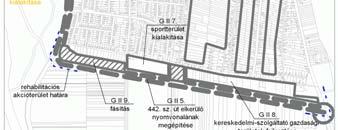 elősegítése, valamint városrészközpont létesítése.