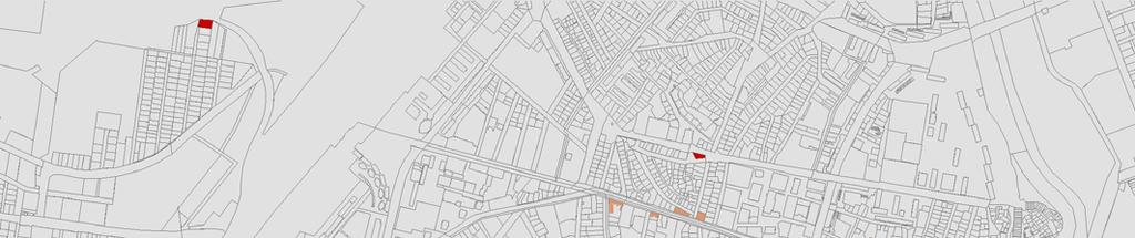 utcahálózat védelmi övezet, utcakép-védelmi övezet Védett épületek helyszínrajza A) A városképvédelem területei A városképvédelmi övezet a történetileg