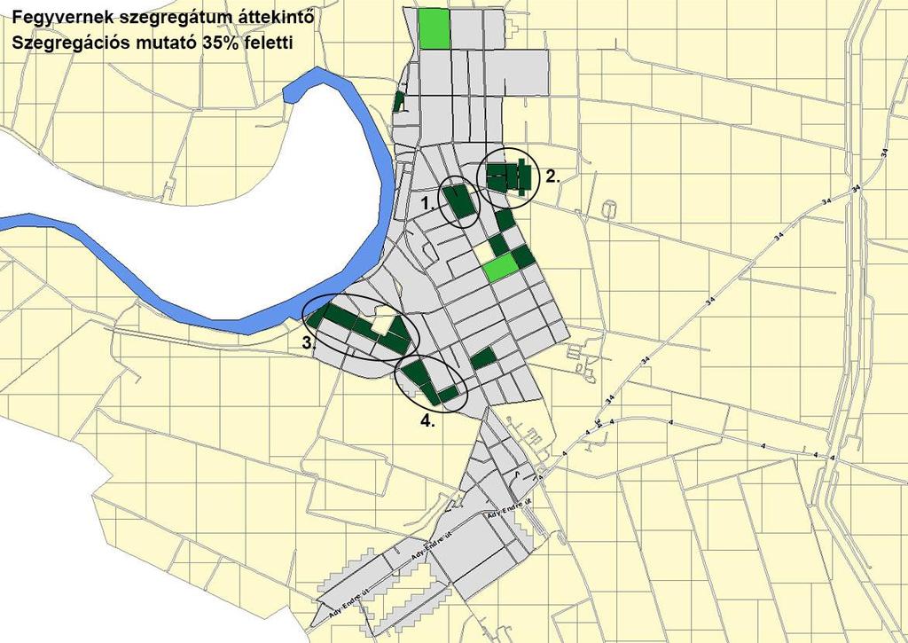 módosították a szegregátumként, illetve veszélyeztetett területként lehatárolt területek számát és