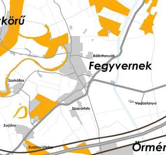 övezet található. Mag- és puffer terület nem található (3.1).