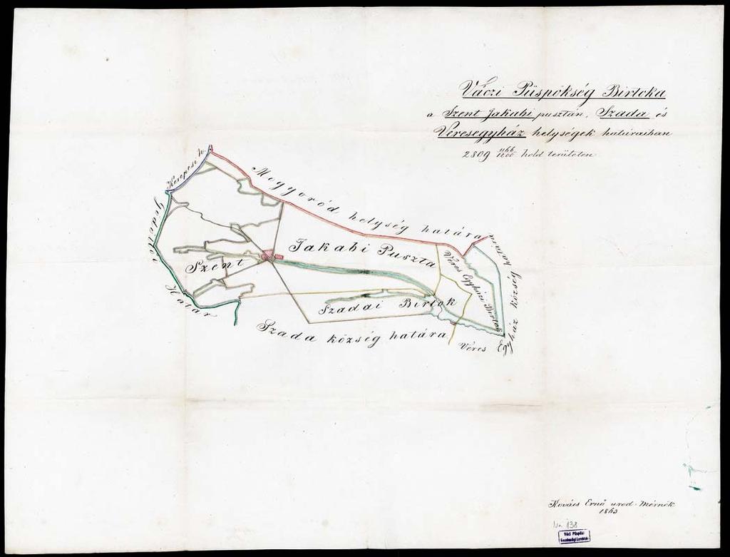 156 143. VPGL. 138. 1. Kovács, Ernő urad. mérn. 1863 2.