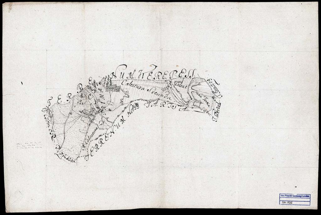 49 39. VPGL. 36. 1. Fiedler, Thomas geom. 1772 2. 3. Kistarcsa (Pest m.) határának térképe településfolttal. 4.