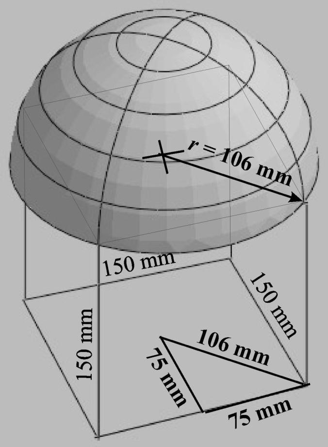ASTM C 39:1972 szabvány szerinti gömbcsukló szerkesztése a próbahenger nyomószilárdságának