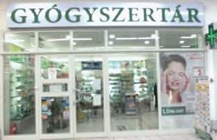 HÁRSFA GYÓGYSZERTÁR Külső-Kádártai út. 3. Alapítója a PATIKA PROFI Kft. A TESCO áruház előcsarnokának egyik üzlethelyiségét bérlik.
