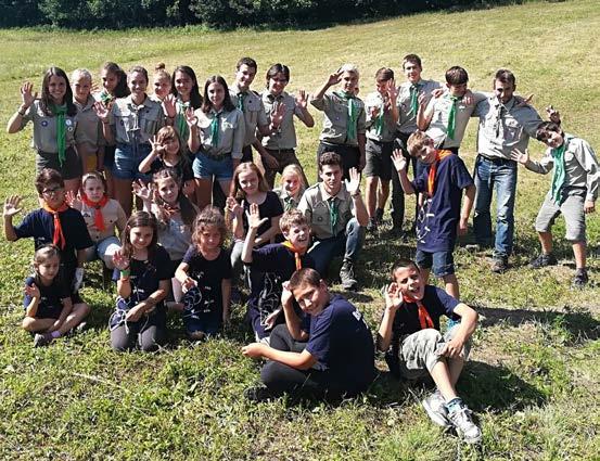 megrendezett cserkésztábornak és annak előtáborának. A munkálatok egyből elkezdődtek, így hamar elkészültek a legszükségesebb építmények.