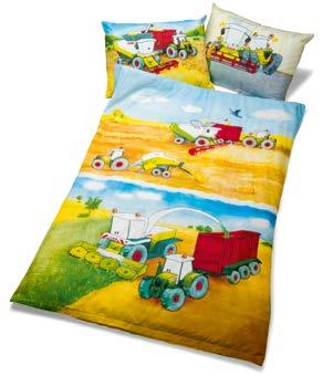 170150 Pizsama Klasszikus színekben, traktor motívummal.