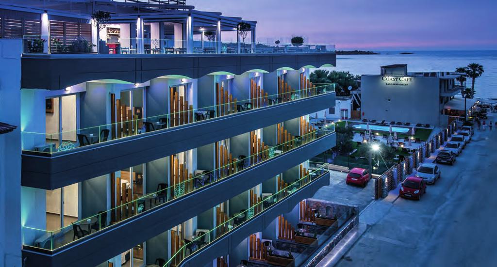 GÖRÖGORSZÁG KRÉTA 23 smartline Hotels mindig kedvező ár-érték arányú választás modell Egyedi design és színes motívumok az üde hangulatért Szép környezet, lezser légkör Ingyenes