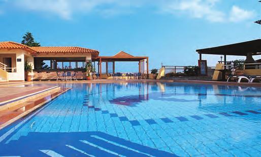 GÖRÖGORSZÁG KRÉTA 27 Stalis Hotel Paloma Garden d Nyugodt környezetben fekvő, helyi stílusban épült, családi vezetésű szálloda mediterrán hangulattal és szép kerttel.