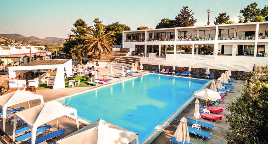 GÖRÖGORSZÁG RODOSZ 35 smartline Hotels mindig kedvező ár-érték arányú választás Egyedi design és színes motívumok az üde hangulatért Szép környezet, lezser légkör Ingyenes WIFI a hallban standard*