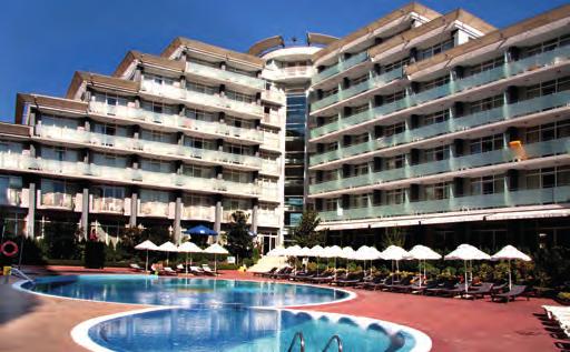 58 BULGÁRIA NAPOSPART Napospart Hotel Perla e Neckermann Exkluzív A tengerpart közelében fekvő, párok és egyedül utazók körében egyaránt kedvelt szálloda.