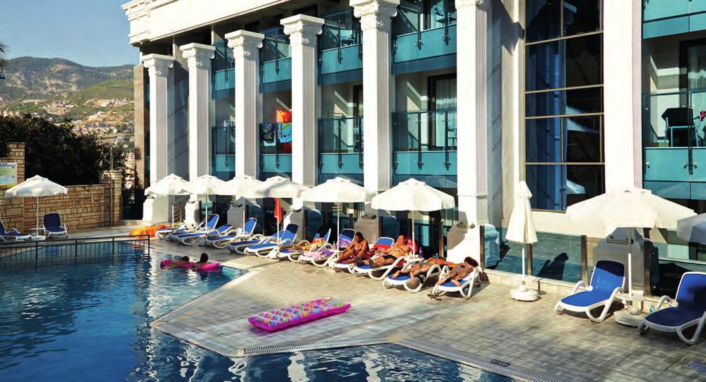 64 TÖRÖKORSZÁG TÖRÖK RIVIÉRA smartline Hotels mindig kedvező ár-érték arányú választás Egyedi design és színes motívumok az üde hangulatért Szép