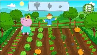 ábra: Képernyőképek a Dino Tim Preschool basic skills, numbers &s hapes alkalmazásról [18] A HippoKidsGames több
