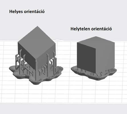 A legnagyobb alkalmazható rétegvastagsággal 100 µm egy öntészeti mintadarabként szolgáló modell készült el, ez az ábra jobb oldalán látható.