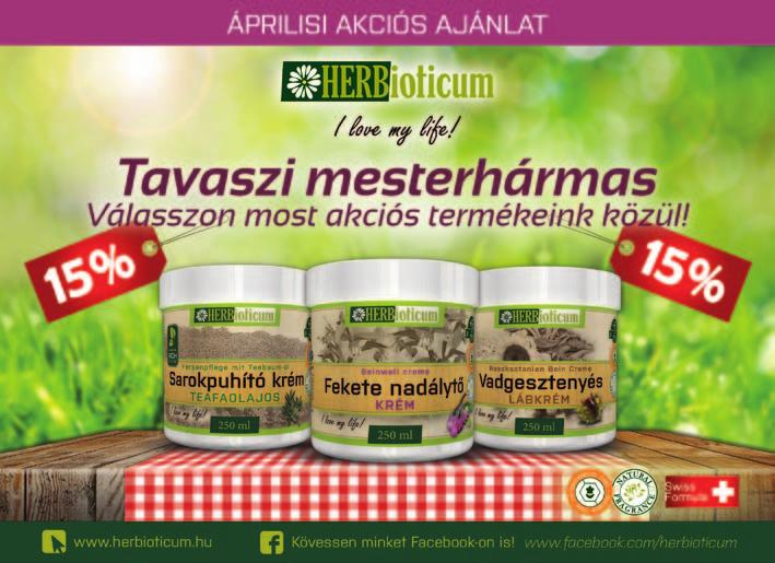 Health Pharma Kft. akciója 2017. április 1-től 2017. április 30-ig Bioherbal Natural Kft. akciója 2017. április 1-től 2017. április 30-ig A Health Pharma Kft. és a PHOENIX Pharma Zrt.