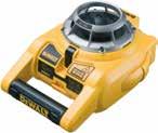 Keresztszálas 360 vonallézer DW0811 Vízszintes forgólézer DW074K Lézer osztály 1 Vízszintezési pontosság ± 0,4 mm/m Belső térbeni láthatóság 30 m Önszintezési tartomány ± 4 Töltés 4,5 V, 3 elem AA
