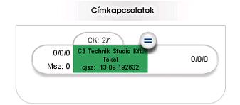 olyan ipari parkok, irodaházak, üzletközpontok, ahol több cég székhelye koncentrálódik, így az adott címen potenciálisan több vevő érhető el A Címkapcsolati Hálót a Kapcsolati Háló képernyőn lehet