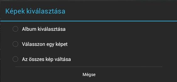 Érintse meg a Minialkalmazások (Widgets) elemet a minialkalmazás menü megnyitásához. 3. Érintse meg és tartsa a Fotógaléria(Photo Gallery) elemet.