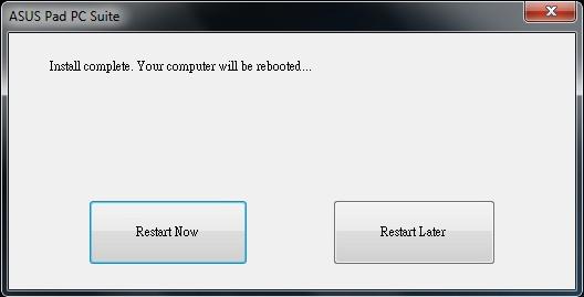 Töltse le az ASUS Pad PC Suite alkalmazást az ASUS támogató weboldaláról: support.asus.com.