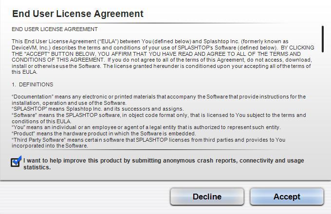 5. Olvassa el a licensz-szerződést,