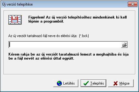 kicsomagolja a frissítendő fájlokat, és bemásolja őket a megfelelő könyvtárakba. Ezek után elindul az adatbázis konvertálása.